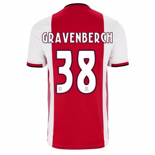 Camiseta Ajax 1ª Gravenberch 2019-2020 Rojo